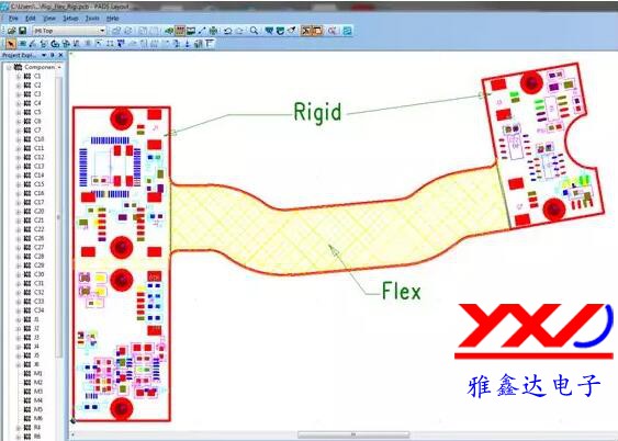 圖 4：剛性/柔性<a href=http://www.yamp.cn/ target=_blank class=infotextkey>電路</a>板允許最大限度地利用可用空間